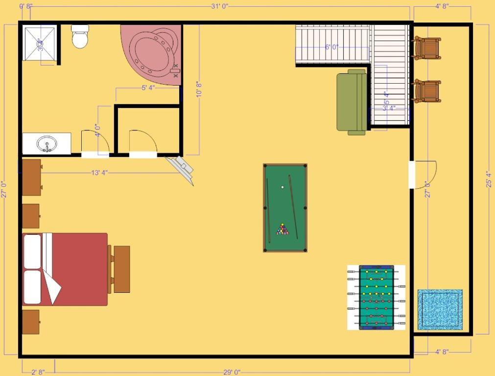 גטלינבורג Secret Romance, 2 Bedrooms, Sleeps 8, Pool Table, Hot Tub, Arcade מראה חיצוני תמונה